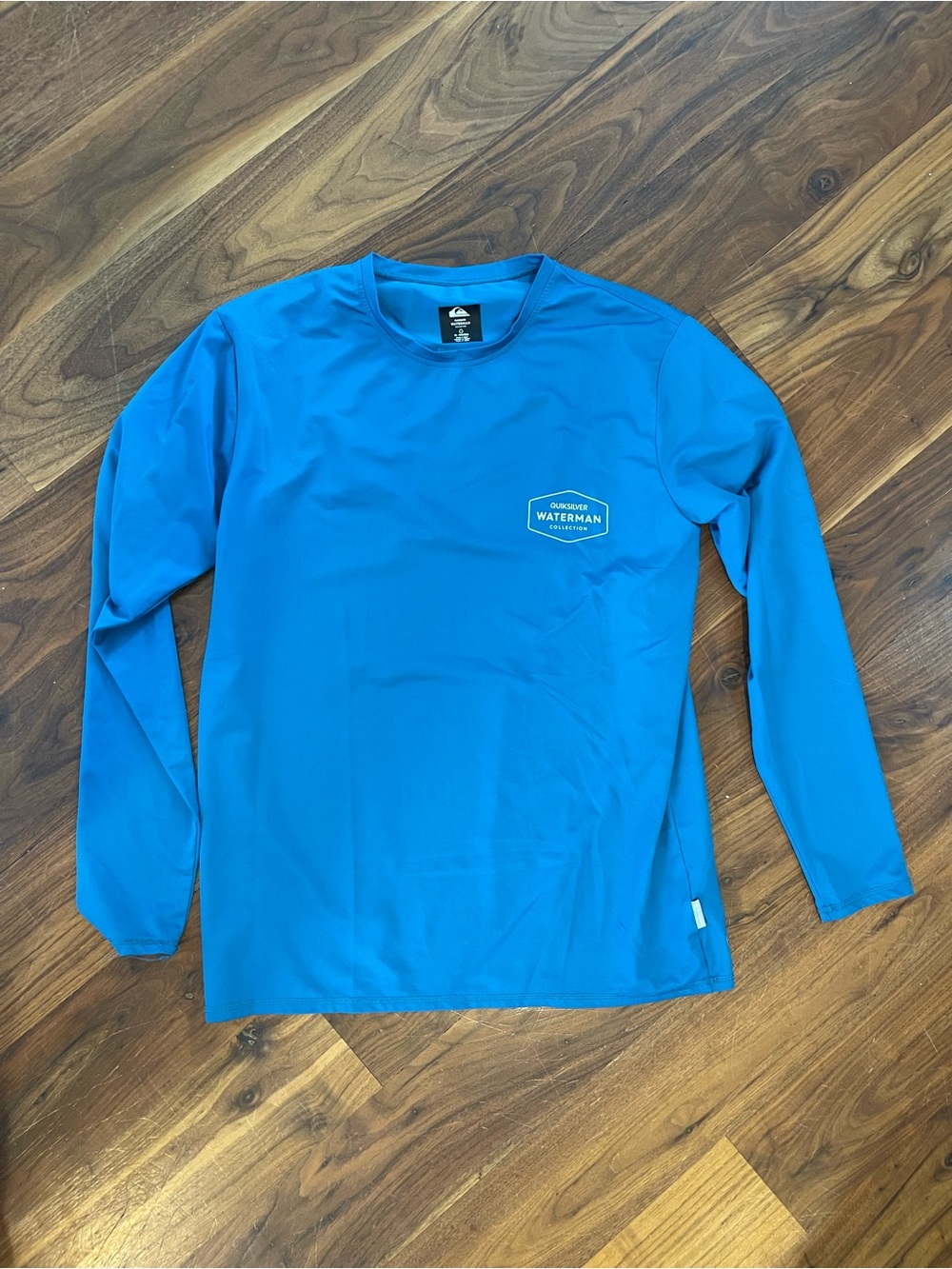 Quiksilver Waterman Teal Short Sleeve Performance Shirt